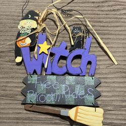 Halloween Hanging Witch Decor