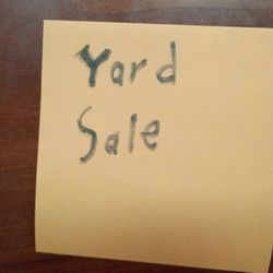 Declutter Yard Sale