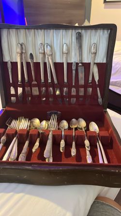 Vintage silver plated set