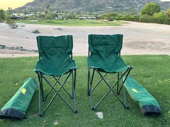 Masters Folding Chairs (2) $50