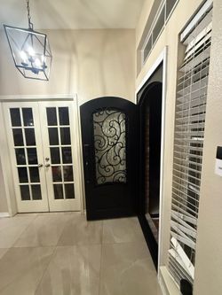 Single Iron Door
