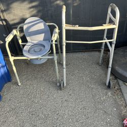 Commode and walker