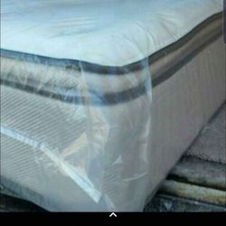 Queen bed pillow top can deliver