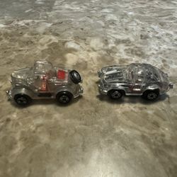 Micro Machines Clear X-Ray Mercedes Benz 300SL Gull Wing HTF 36’ Ford Roadster