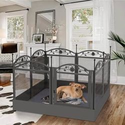 🐶 BingoPaw Heavy Duty Dog Whelping Box & Playpen – With Waterproof Pad 🐶 Brand new – never used!