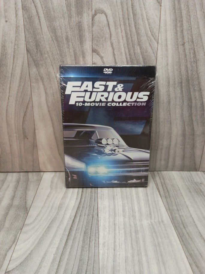 Fast & Furious 10-Movie Collection DVD All 10 Action-Packed Films Brand New