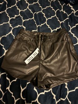Leather Shorts Size Small New 