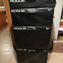 Rogue padded jump box set 24 20 12 6”