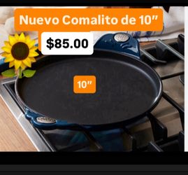 Comalito Hierro Forjado de 10” Prepara Tortillas Popusas Pankekes Tatema Chiles Princess House Ventas finales