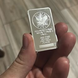 10x - 1oz Silver Bars 