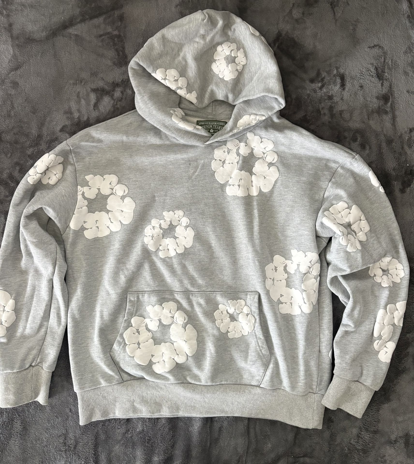 Grey medium Denim Tear hoodie
