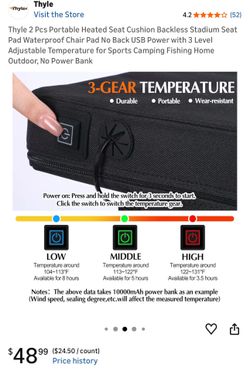 portable seated heat