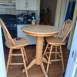 Bar Height, Two Seater Café Style Kitchen Table
