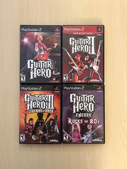 PS2 - Guitar Hero Bundle