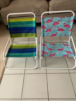 2 beach chairs $5 for both