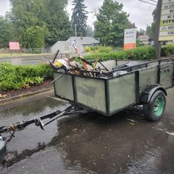 Trailer with Manual Dump