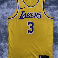 Anthony Davis Los Angeles Lakers Nike Icon Authentic Jersey 