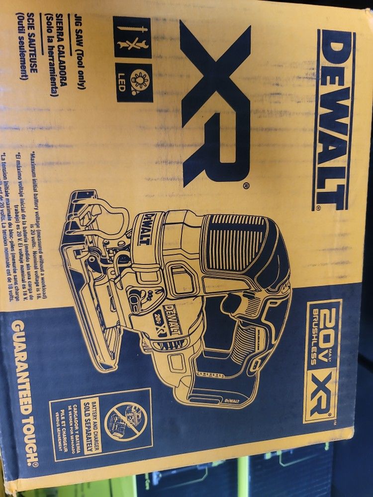 DEWALT 20VMAX XR BRUSHLESS JIG SAW NEW (TOOL ONLY)