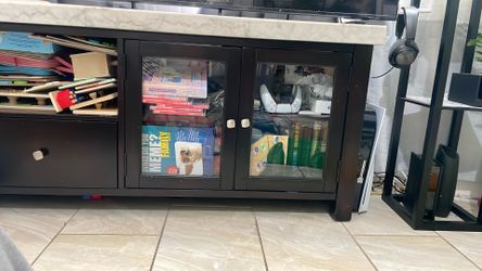 Marble cardenza tv stand
