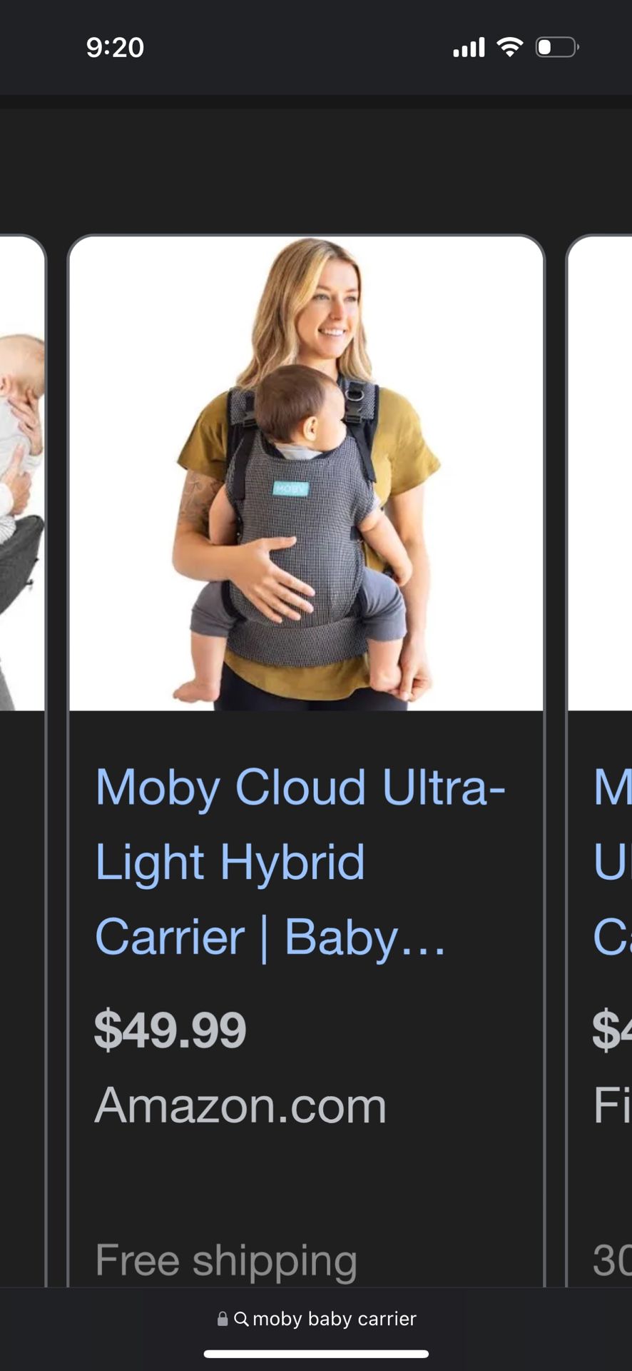 Money Baby Carrier 