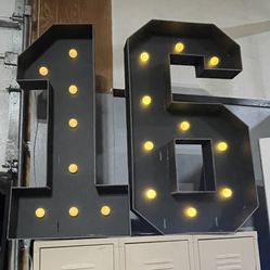 4 Foot Light Up Numbers