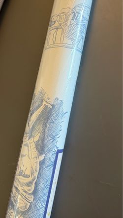 NEW - HeloHo Blue Vintage Peel & Stick Wallpaper