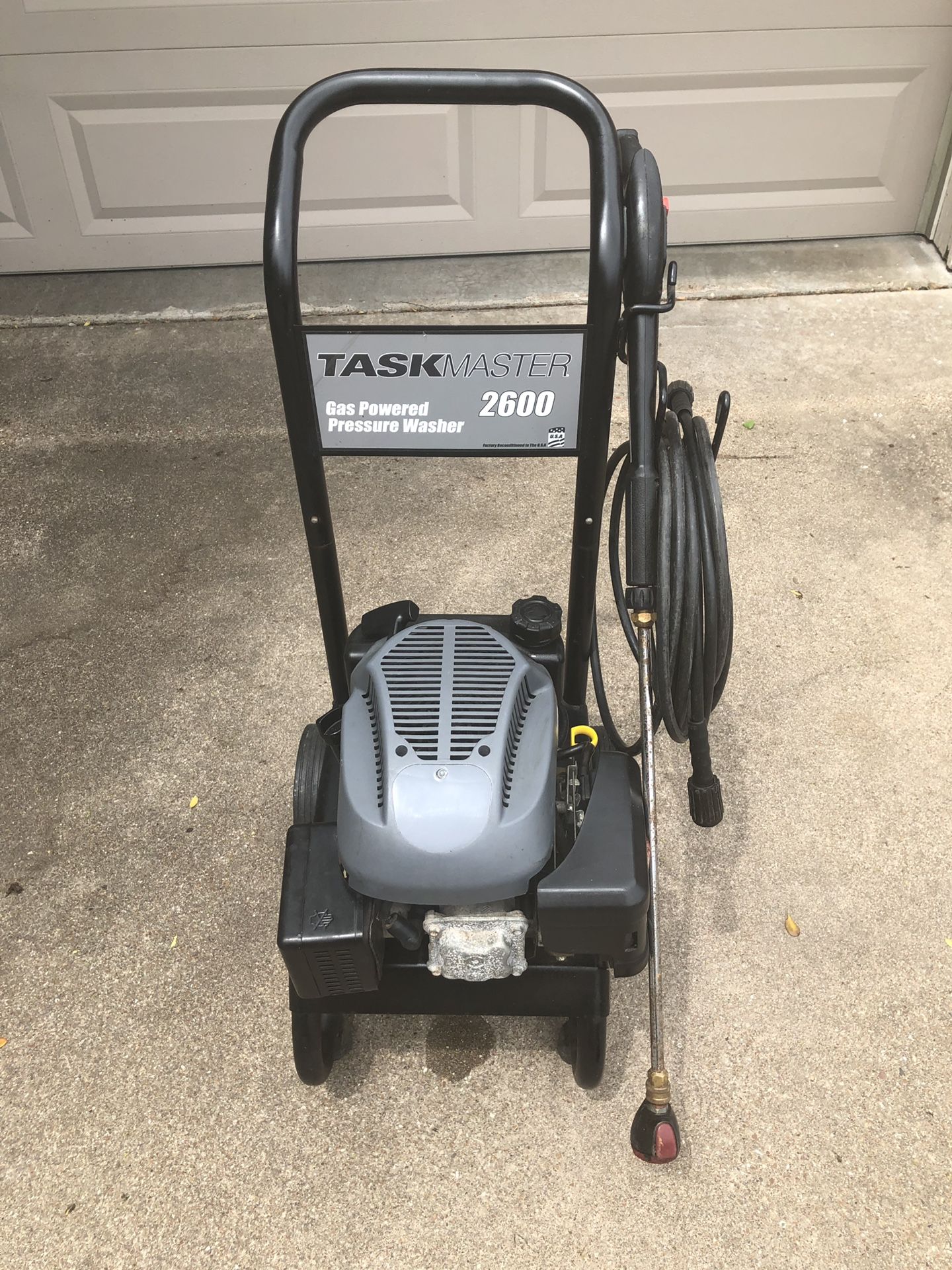 Taskmaster 2600 Power washer - new pump excellent condition