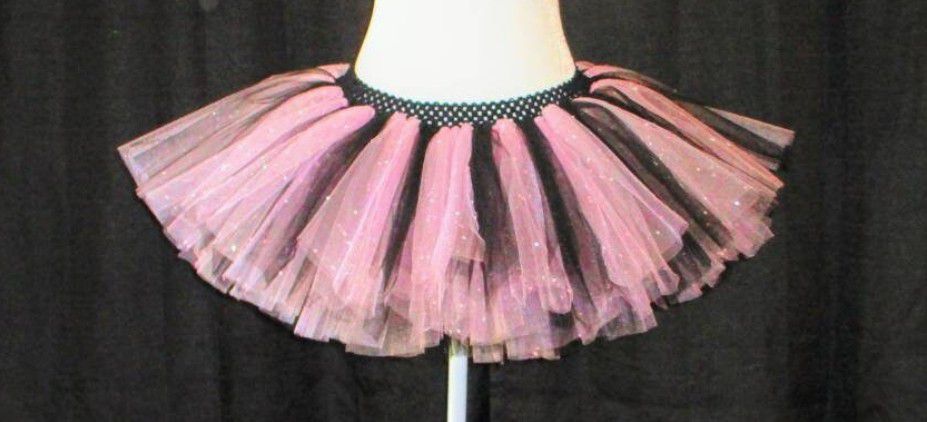 Woman's "Sexy" TuTu skirt, Med/Large, Special Occasion, double-layer, 2-layer, Short Skirt, Tulle Skirt, Elastic Crochet Waistband
