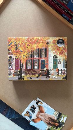 Galison - Autumn In The Neighborhood - 1000 Piece Puzzle