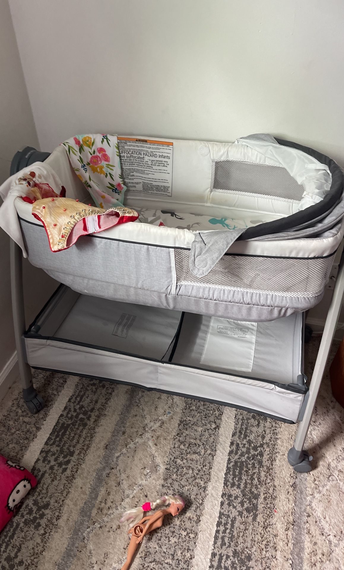 A Bassinet For Babies You Can Use It Also For Table Changing Diaper Two On One
