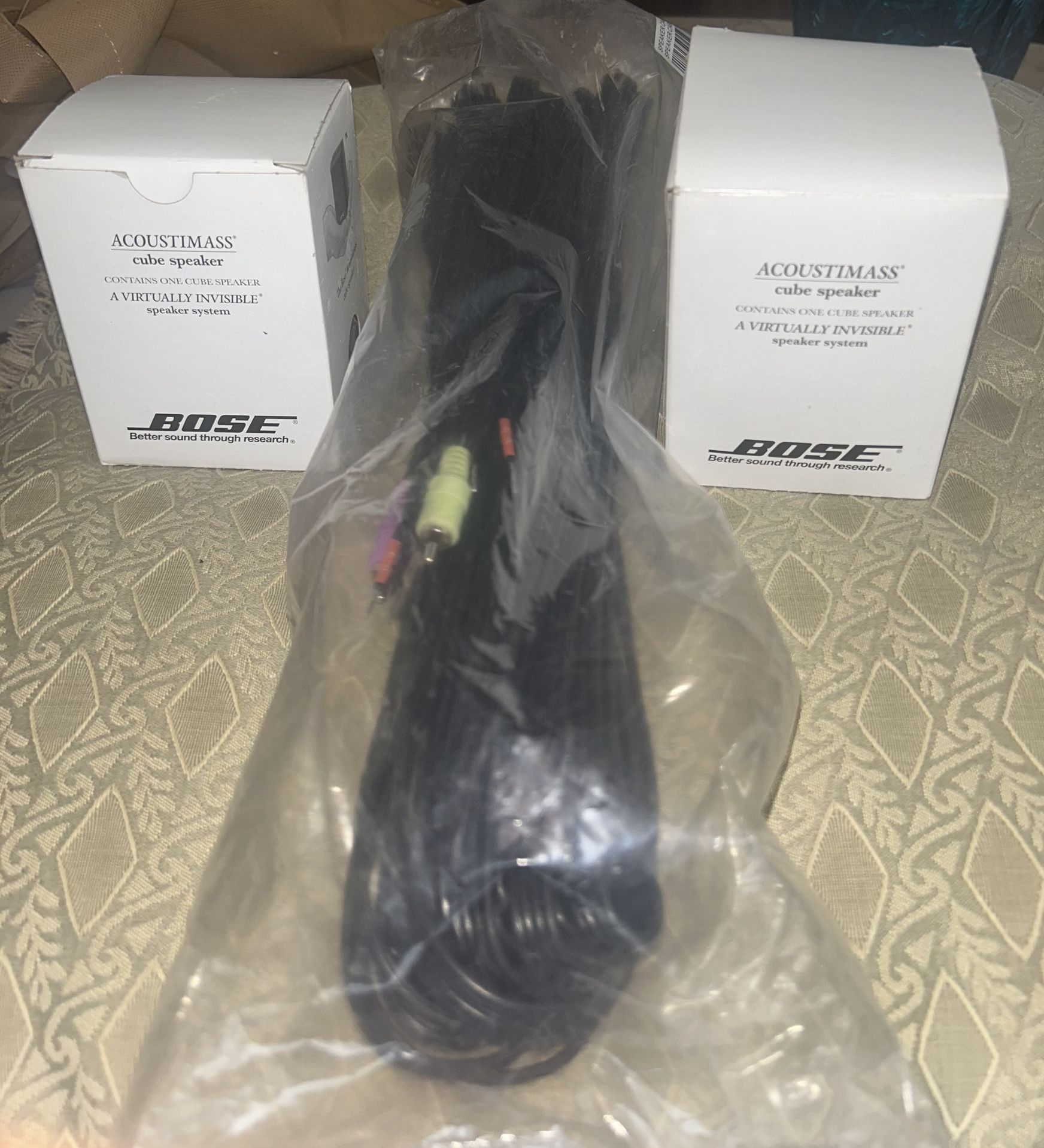 2 Bose Cube Speakers