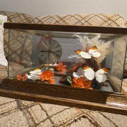 Vintage Terrarium Clock 