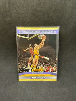 Jerry West Panini NBA Hoops Franchise Greats Card
