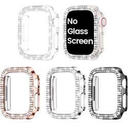 5pcs,Goton Bling Bumper Case for Apple Watch Series 7 8 9 ，41mm Protector Cover
