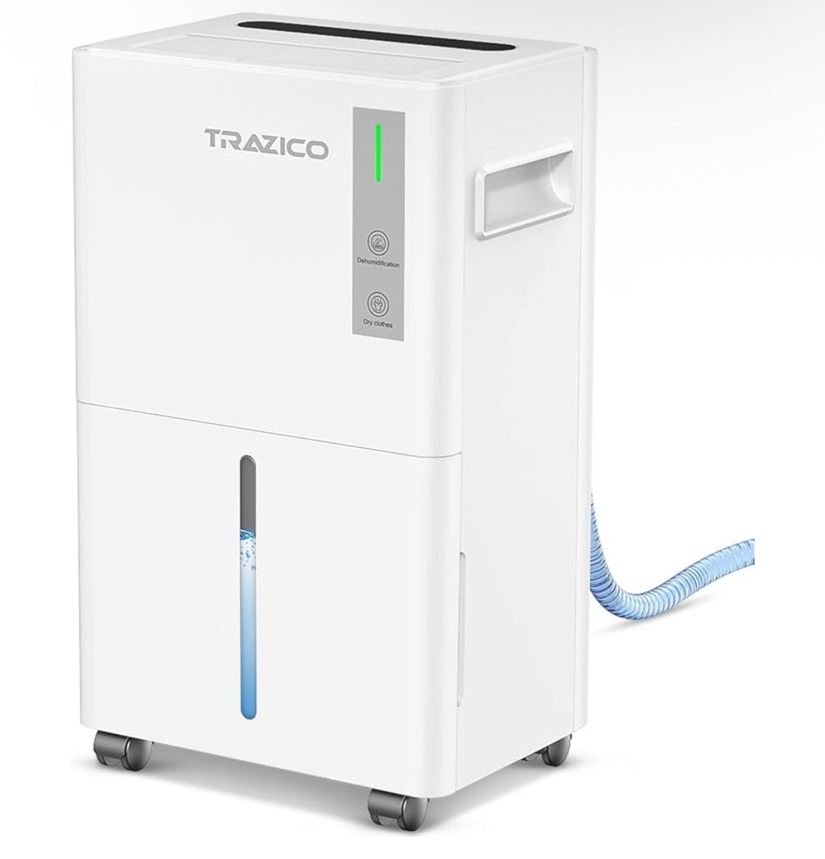 1500 Sq.ft Dehumidifier for Basement, Trazico 21 Pint Dehumidifiers for Home Large Room with Drain Hose, Smart Humidity Control, 3 Modes, 24H Timer, A