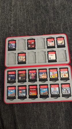 Nintendo Switch Game Lot – 16 Games with Case