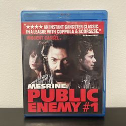 Mesrine Public Enemy #1 Blu-ray Movie RARE Vincent Cassel 2011