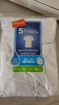 (5) KIDS M. WHITE TEES San Bernardino