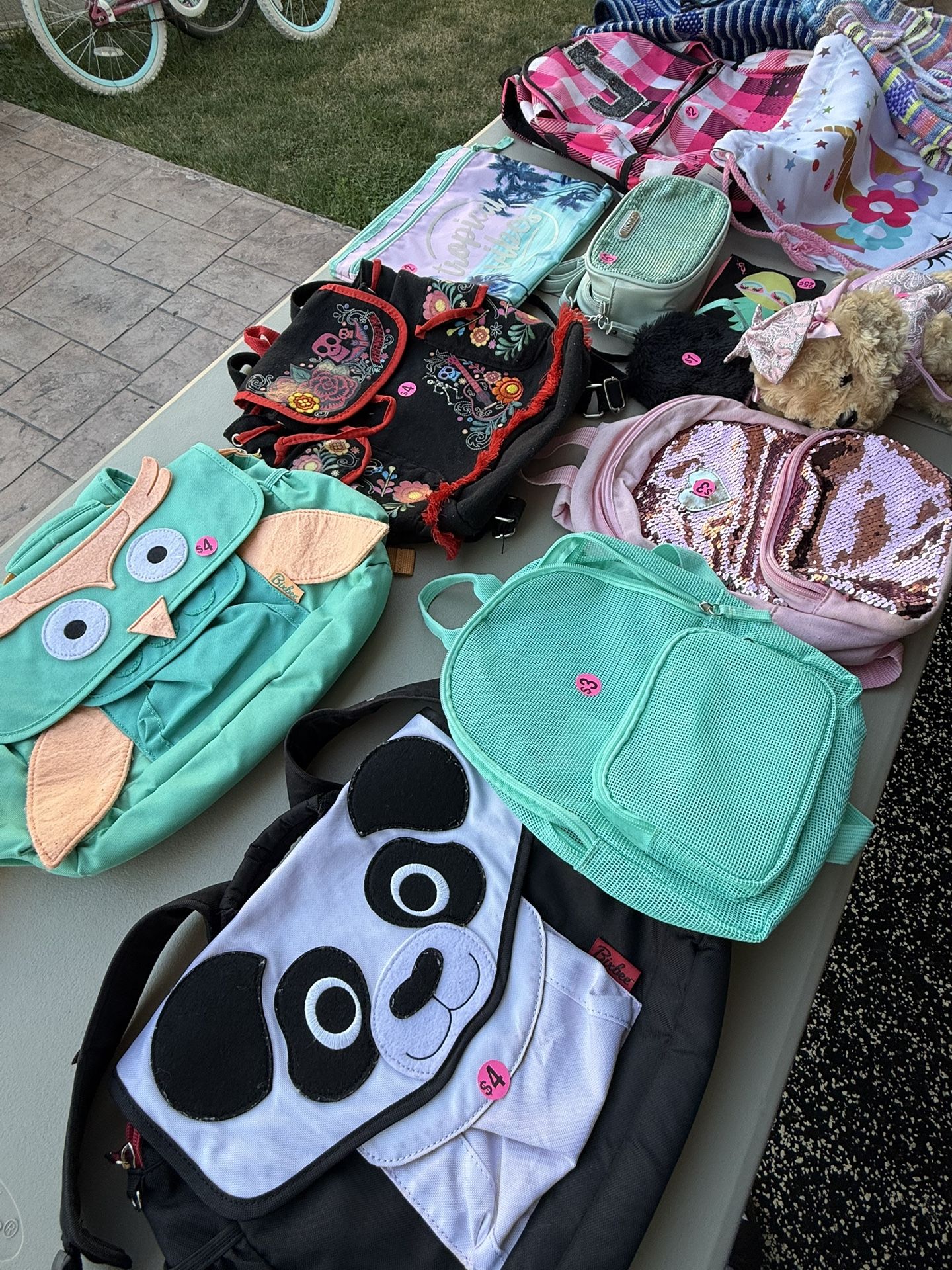 Assortment Of Girls Purses/backpack/bags