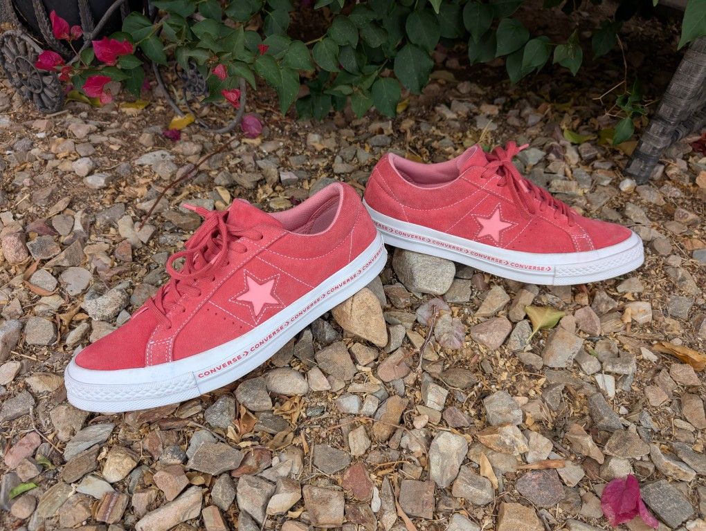 Converse One Star Ox Low Paradise Pink Mens Shoes Size Women's