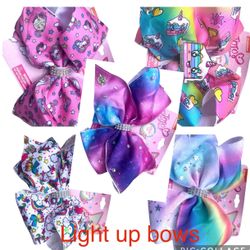 Beautiful Light up large Jojo bows $5 