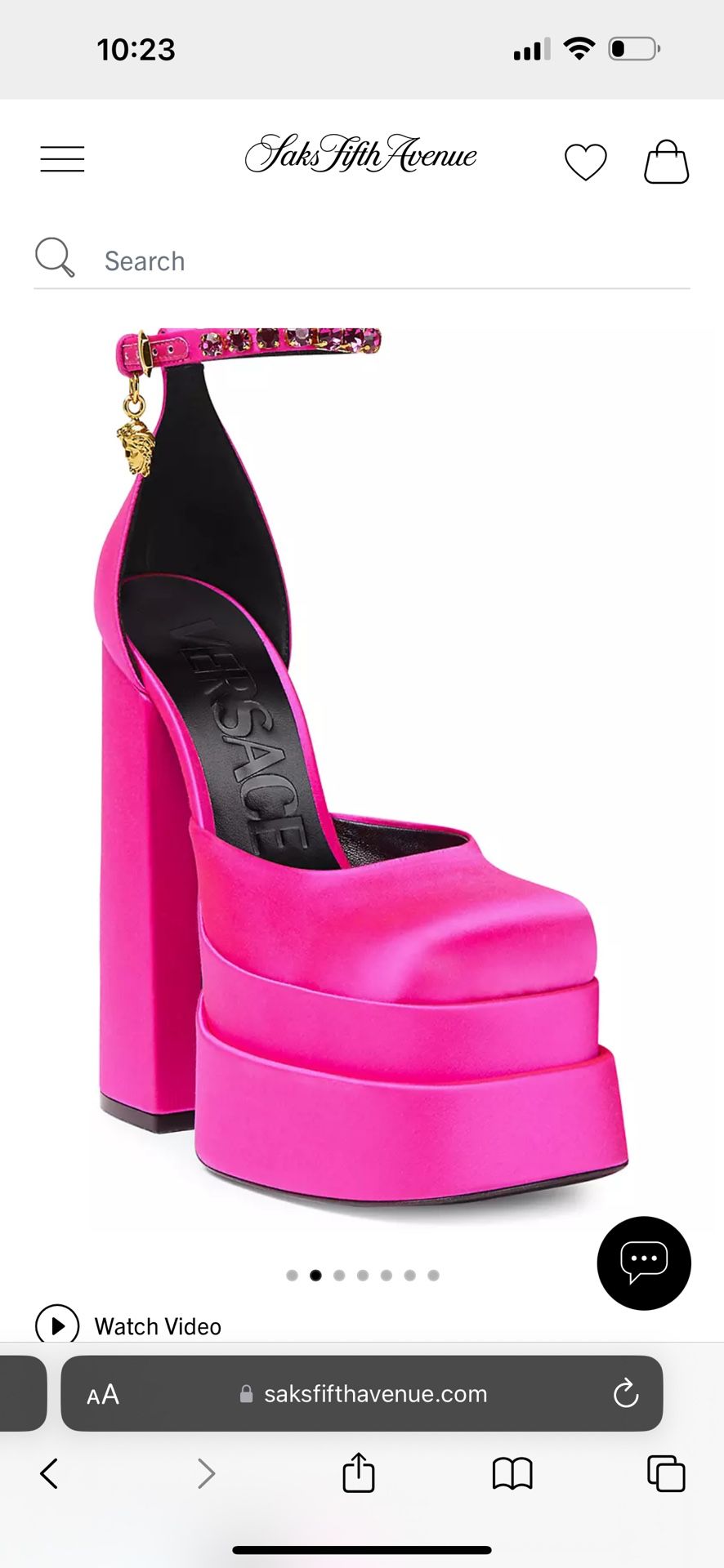 Versace platform Heels
