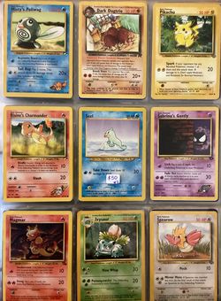 Vintage Collection of 90 Pokémon Cards MP to HP (Bundle #2)