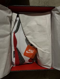 Jordan 3 Fire Red Size 12