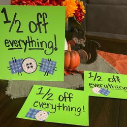 1/2 off Sat 10/3!! Huge Yard Sale in Gilbert off Higley