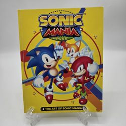 SONIC MANIA PLUS - Art book Only No Game Art Book Only SEGA