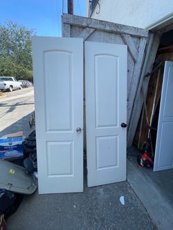 2 interior doors 78.5x23.3