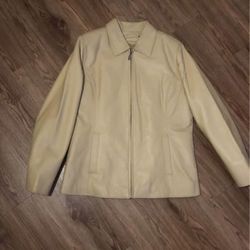 Marcias Collection Leather Jacket Size L