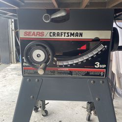 Sears craftsman tablesaw