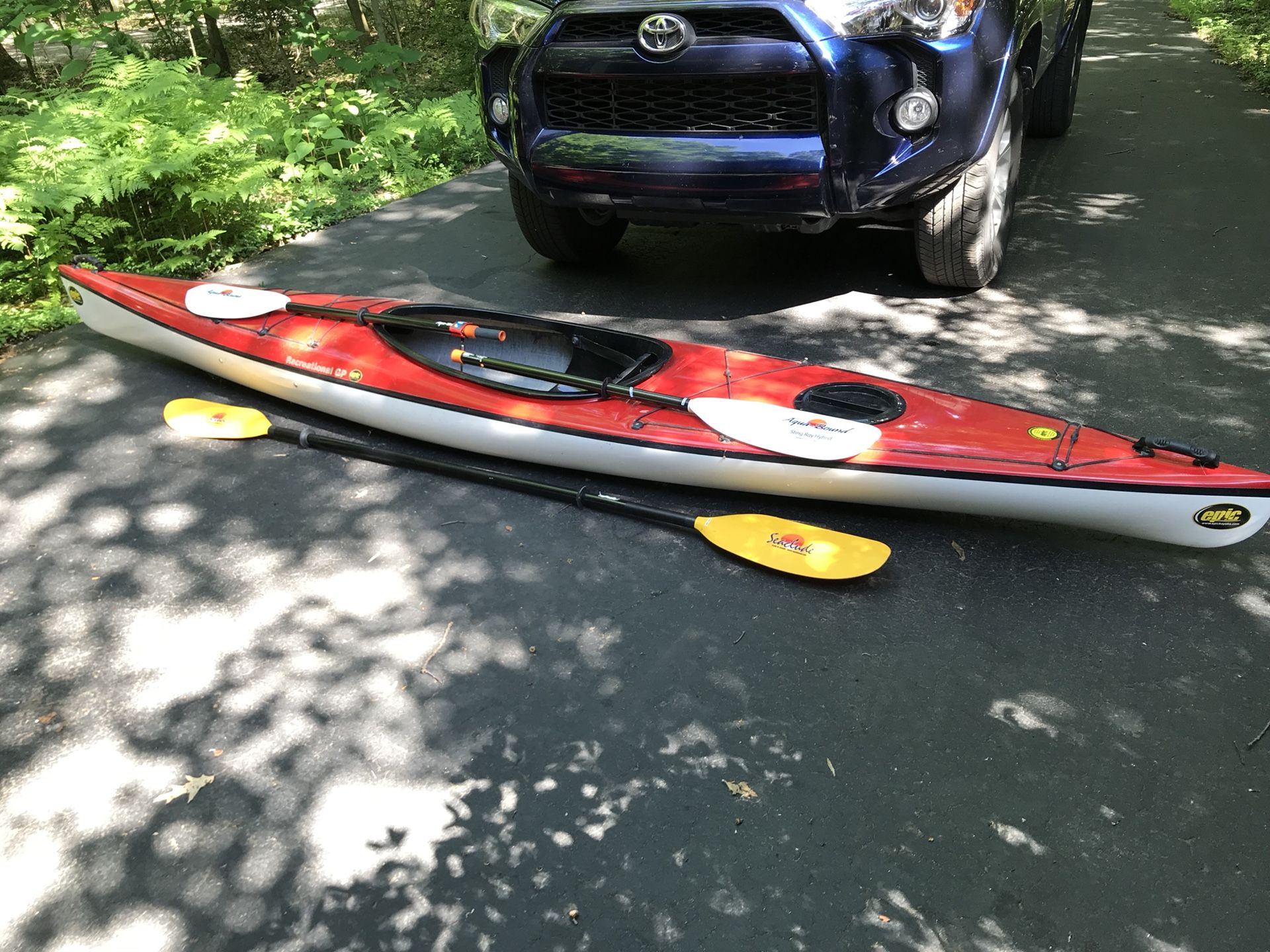 Lightly-Used 12’7” Epic Recreational GP Kayak